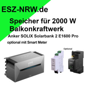 Anker Speicher SOLIX Solarbank 2 E1600 Pro