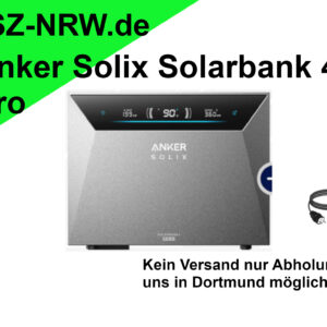 Anker Solix Solarbank 4 Pro E5000 ohne Smart Meter
